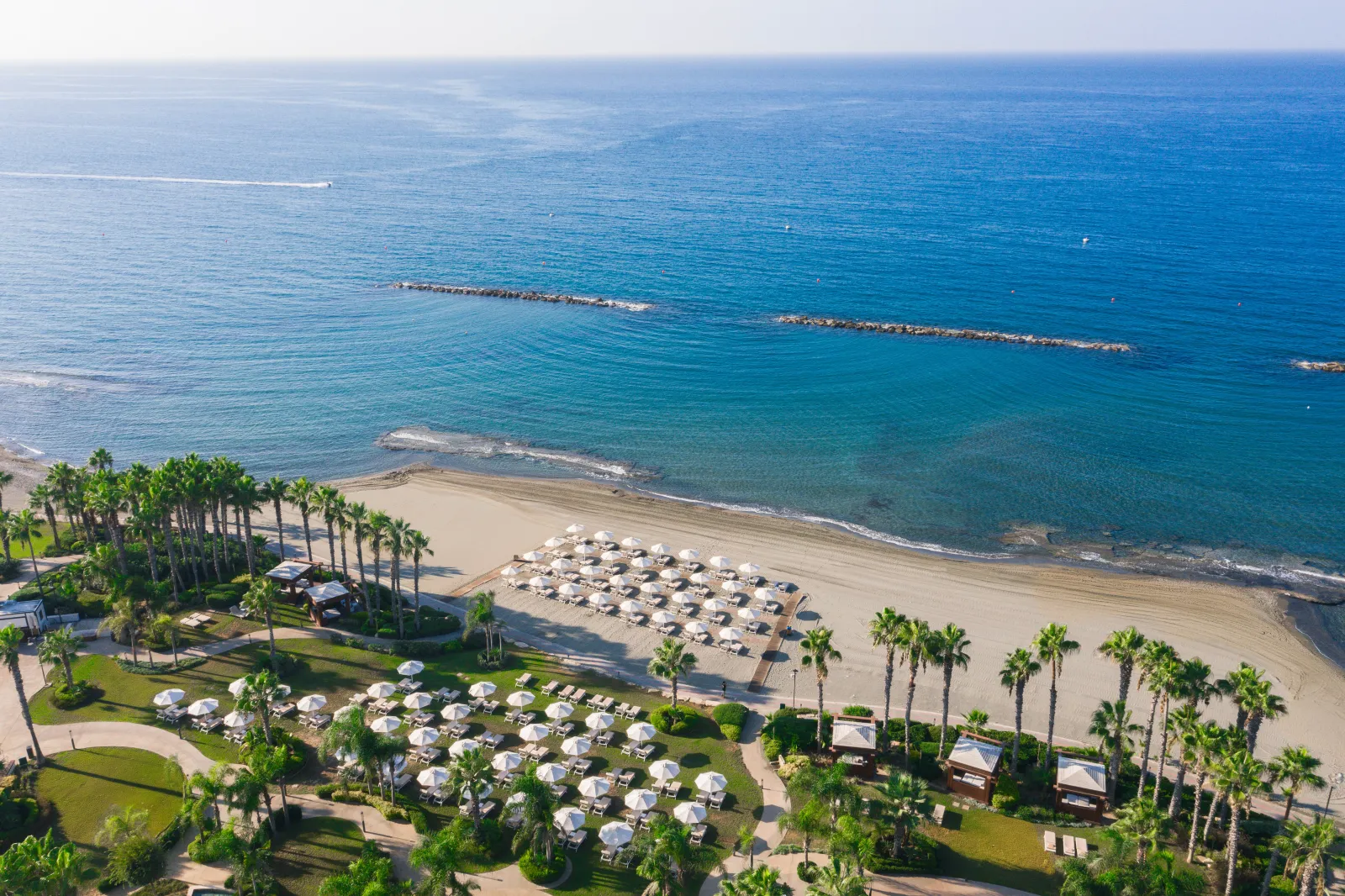 Park Lane Resort, Limassol – beach aerial view